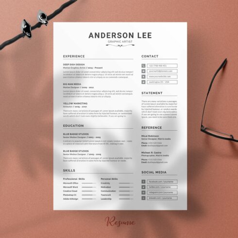 Word Resume/CV cover image.