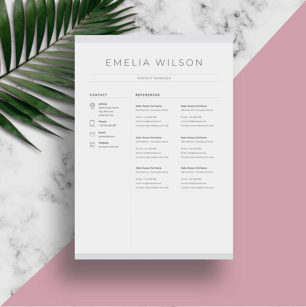 Resume Template | CV Template – MasterBundles