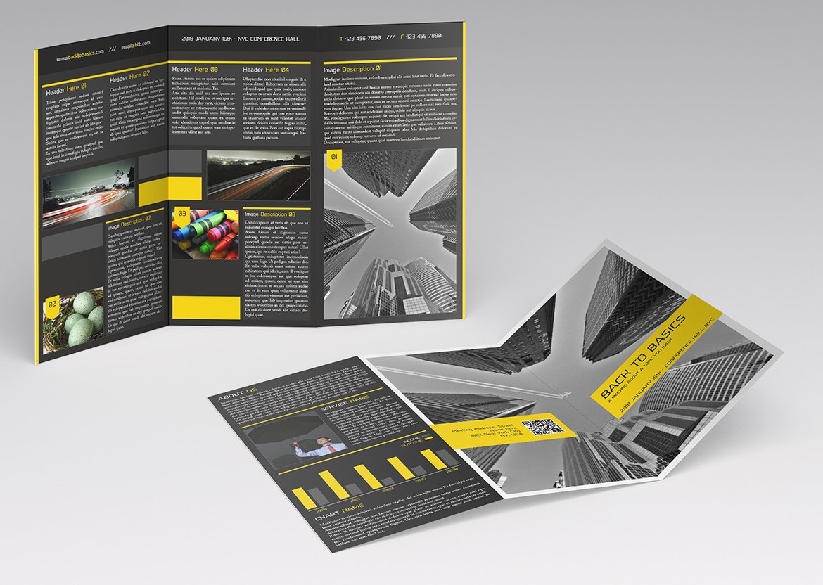 Trifold Brochures Bundle 02 preview image.