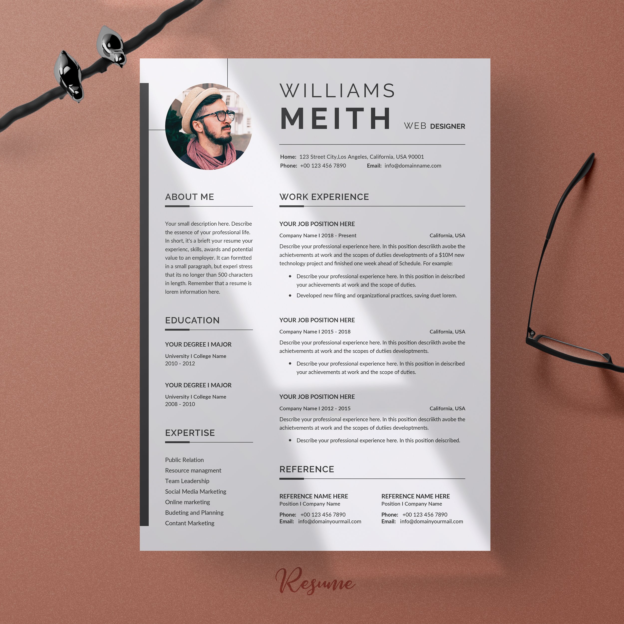 Resume/CV Word cover image.