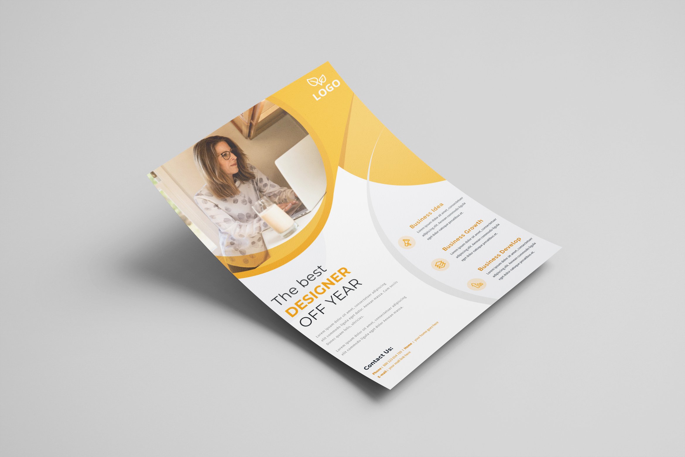 Corporate Flyer Template cover image.