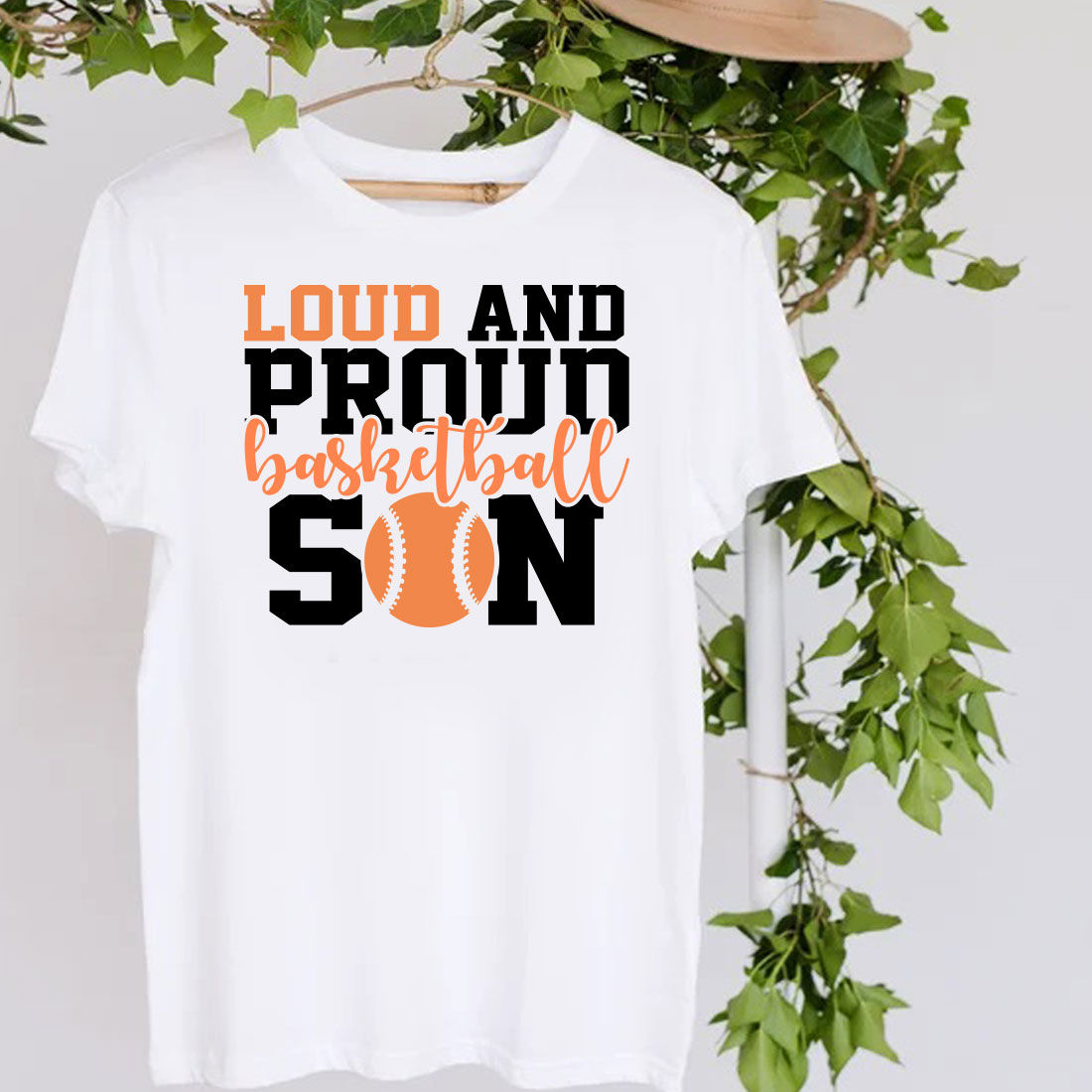 T - shirt that says loud and proud baseball son.