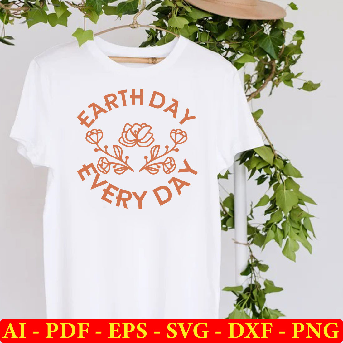 T - shirt that says earth day every day.