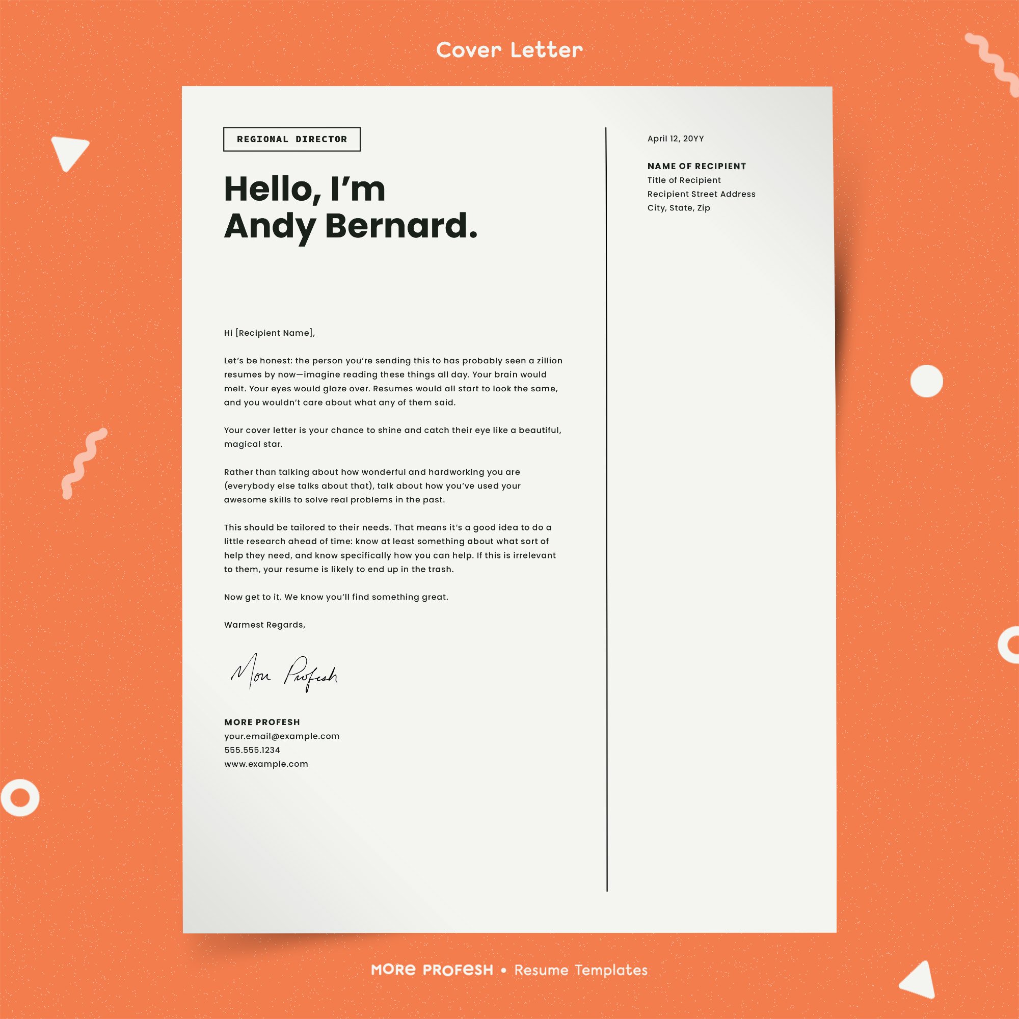 03 resume template cover letter 798