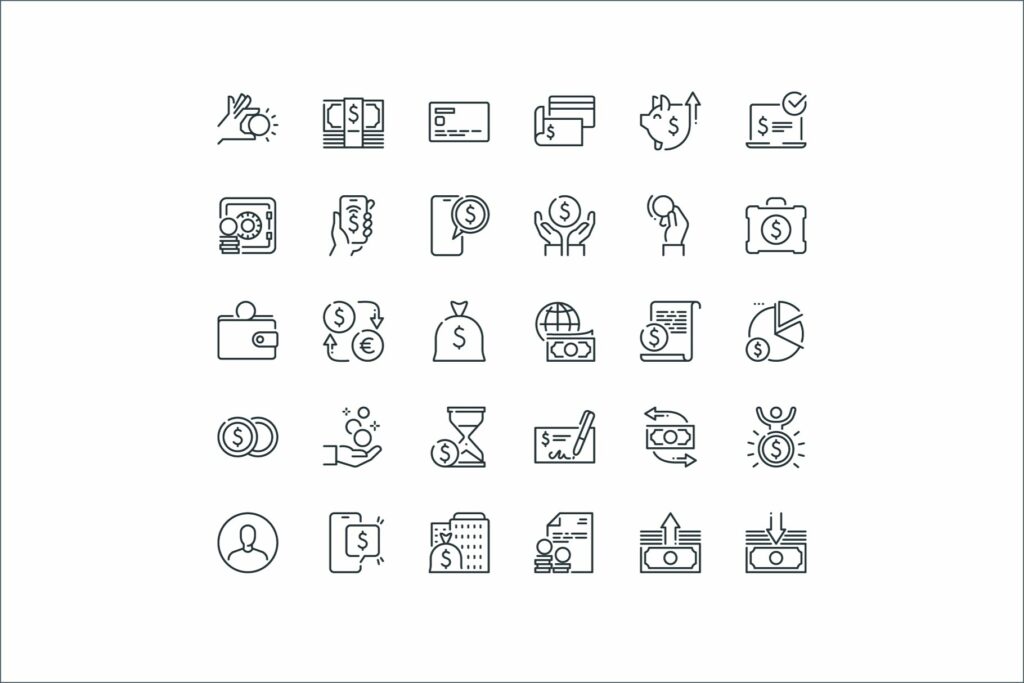 Finance icons – MasterBundles