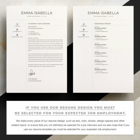 Free Resume Template | CV Format – MasterBundles