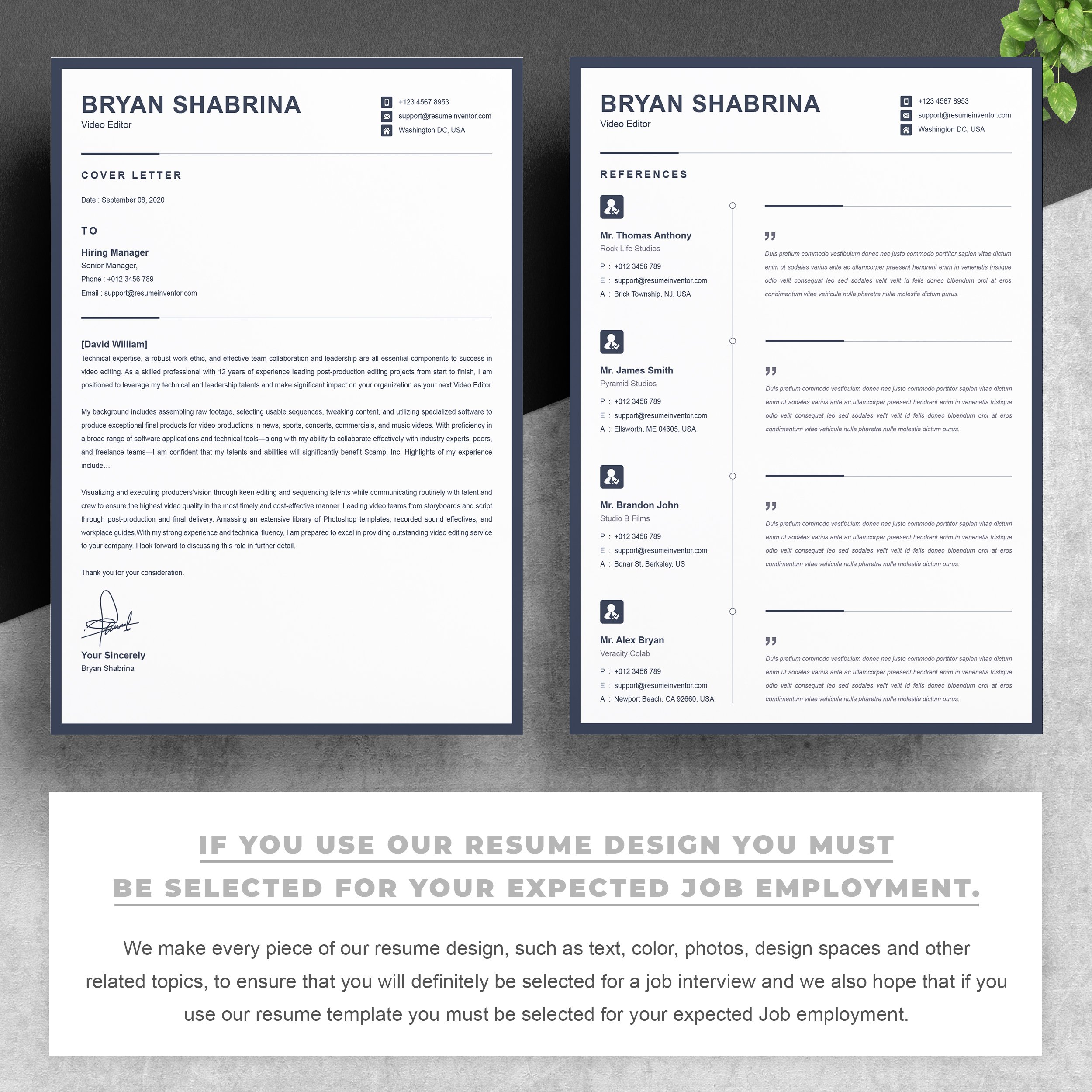 03 2 pages free resume design template copy 414