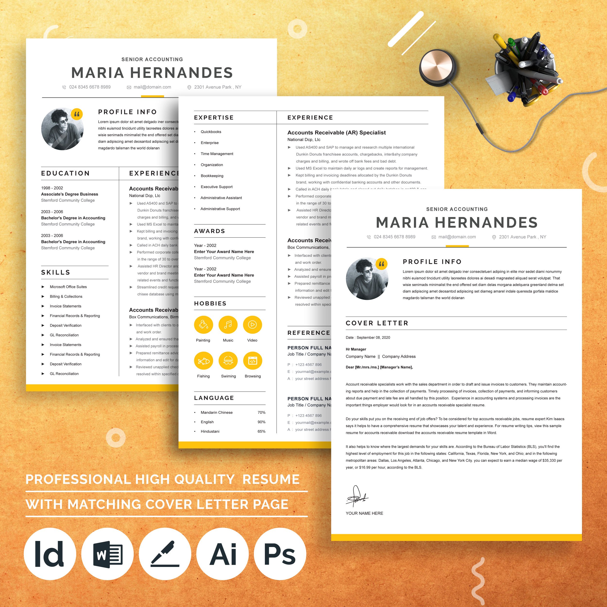 03 3 page resume cover letter page 743 1