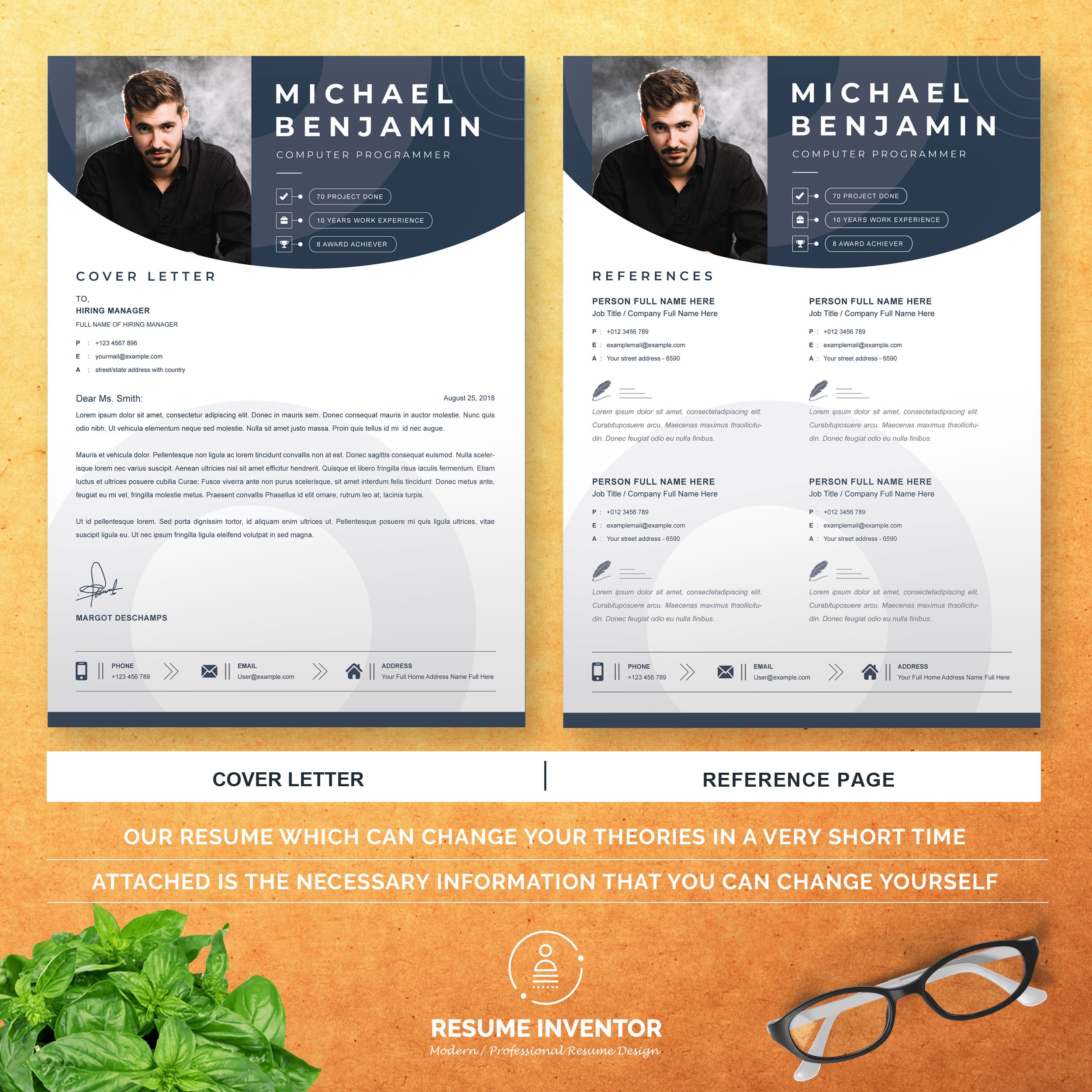 Creative Resume | Modern CV Template preview image.