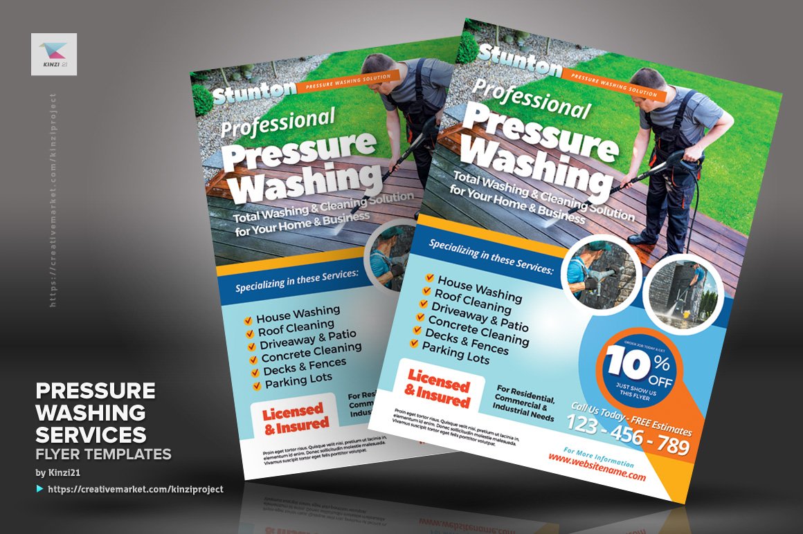 03 creative market pressure washing services flyer templates kinzi21 80