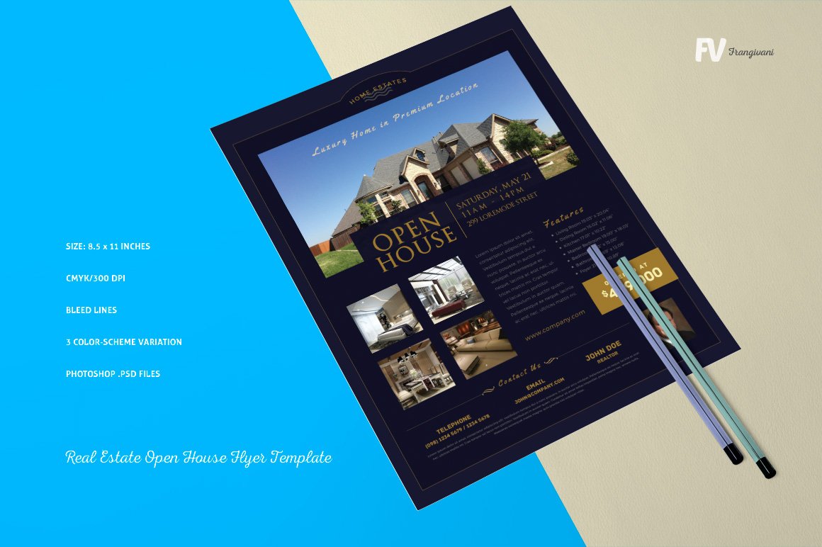 03 creative market real estate open house flyer template frangivani 143