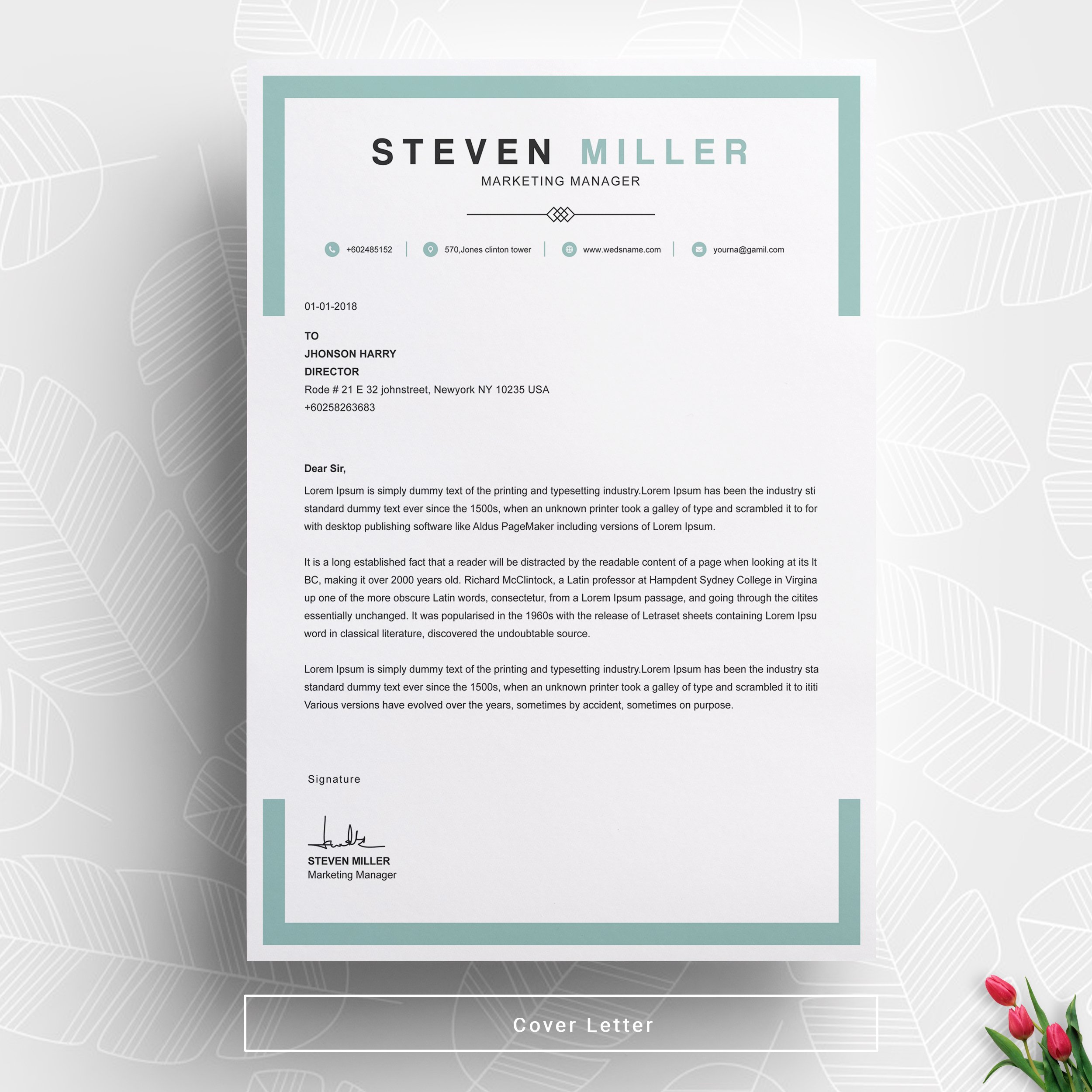 03 free resume page no 02 design template 633