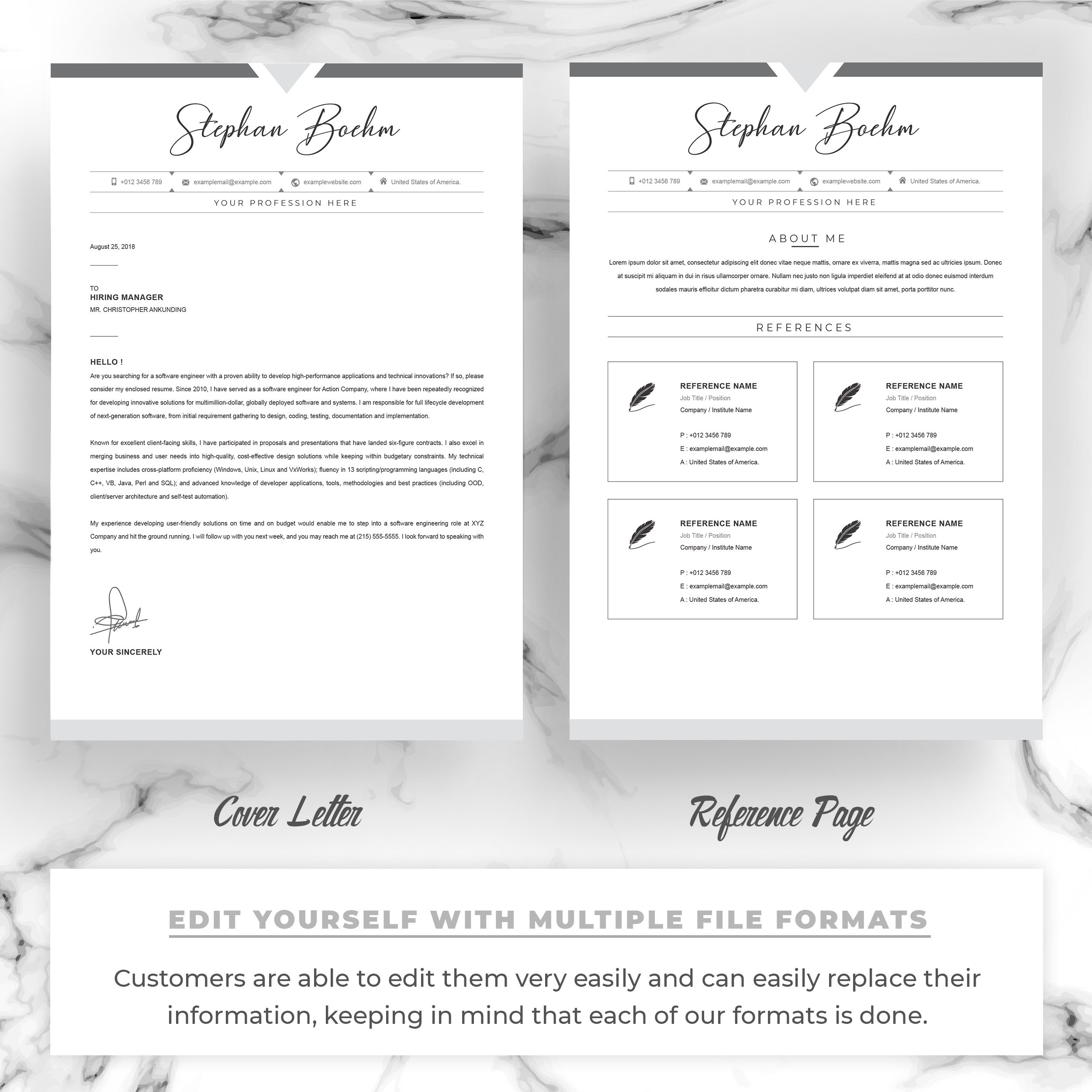 03 resume template ms word free resume cv design 279 1