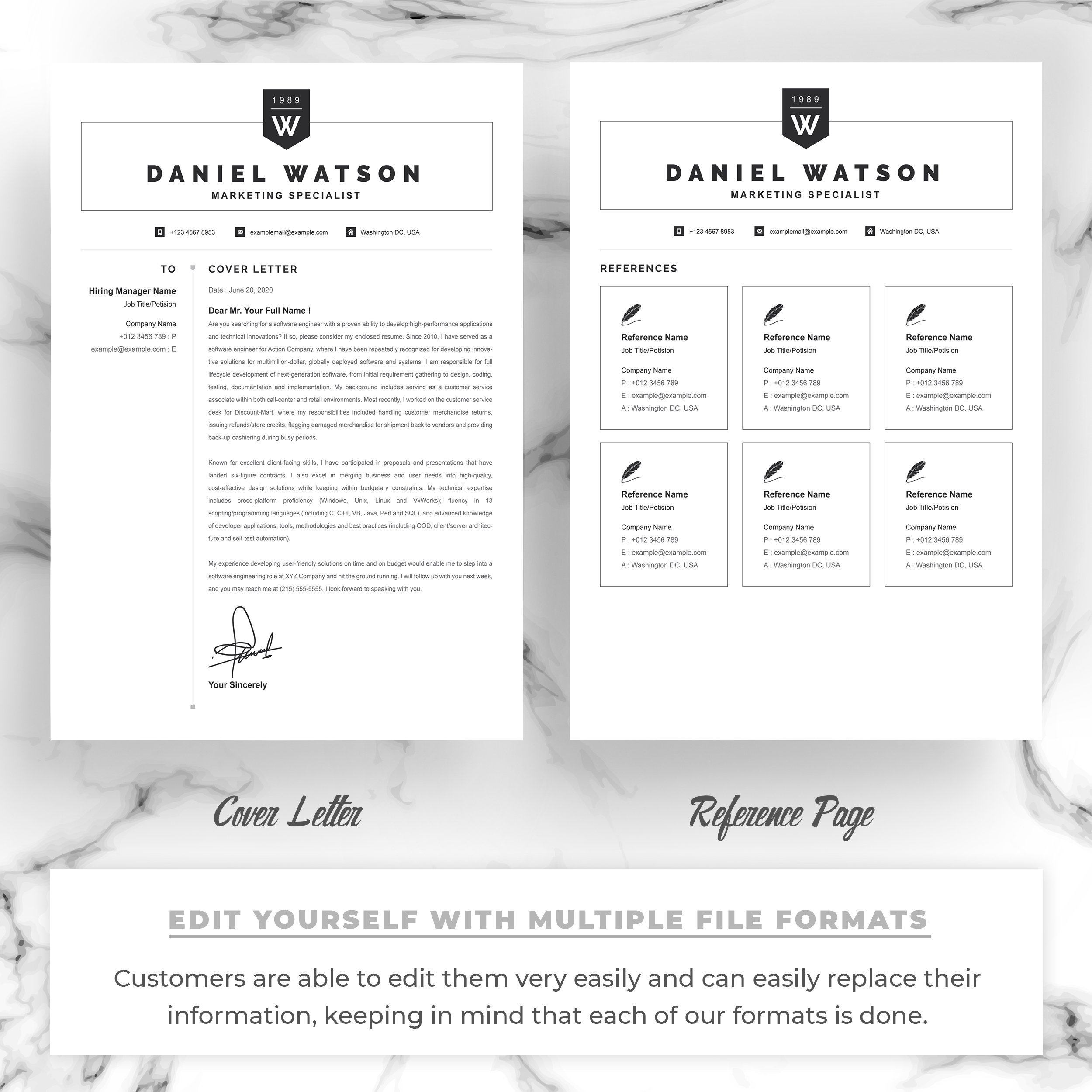 03 resume template ms word free resume cv design 466