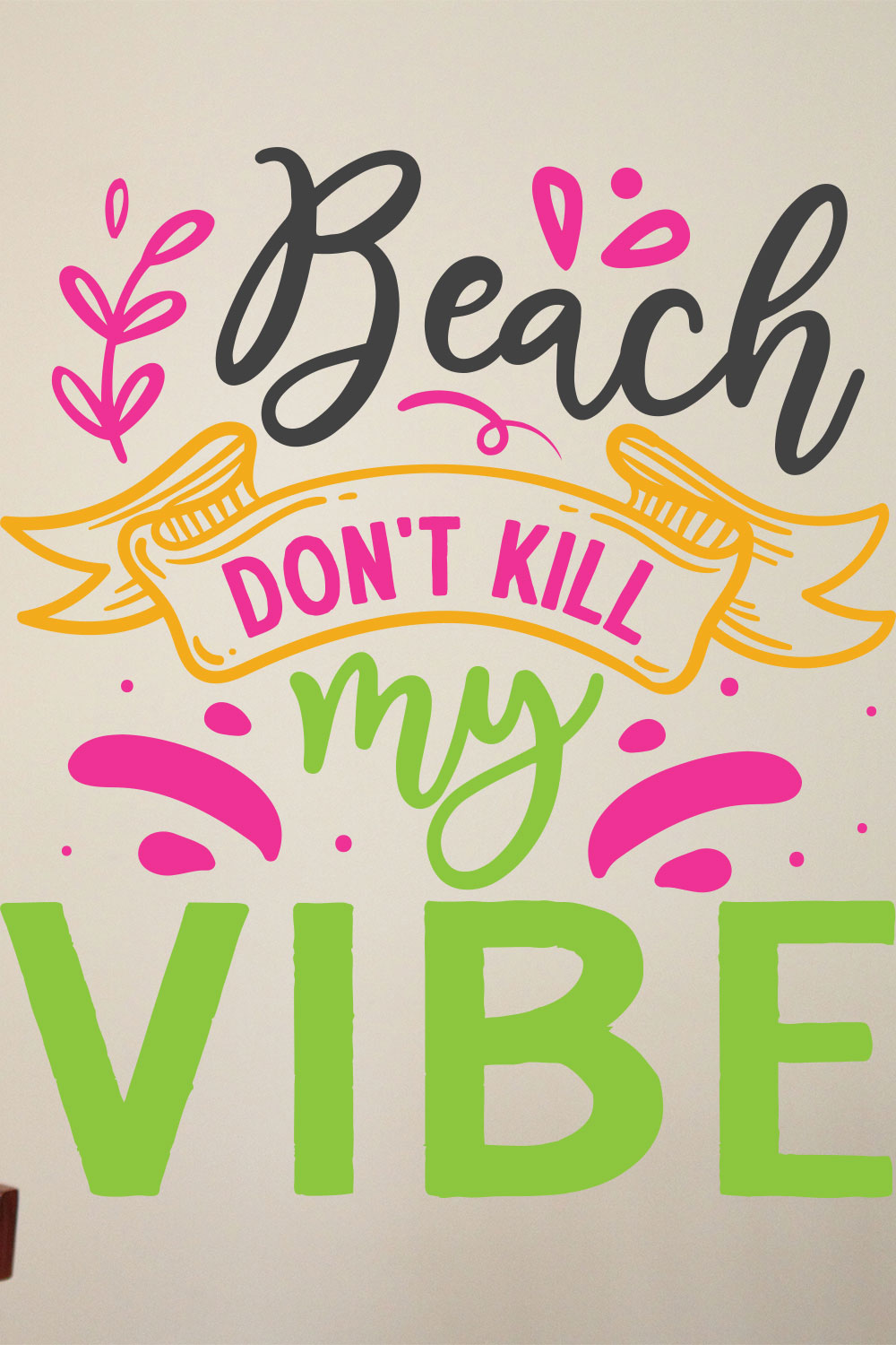 Summer SVG Bundle pinterest preview image.