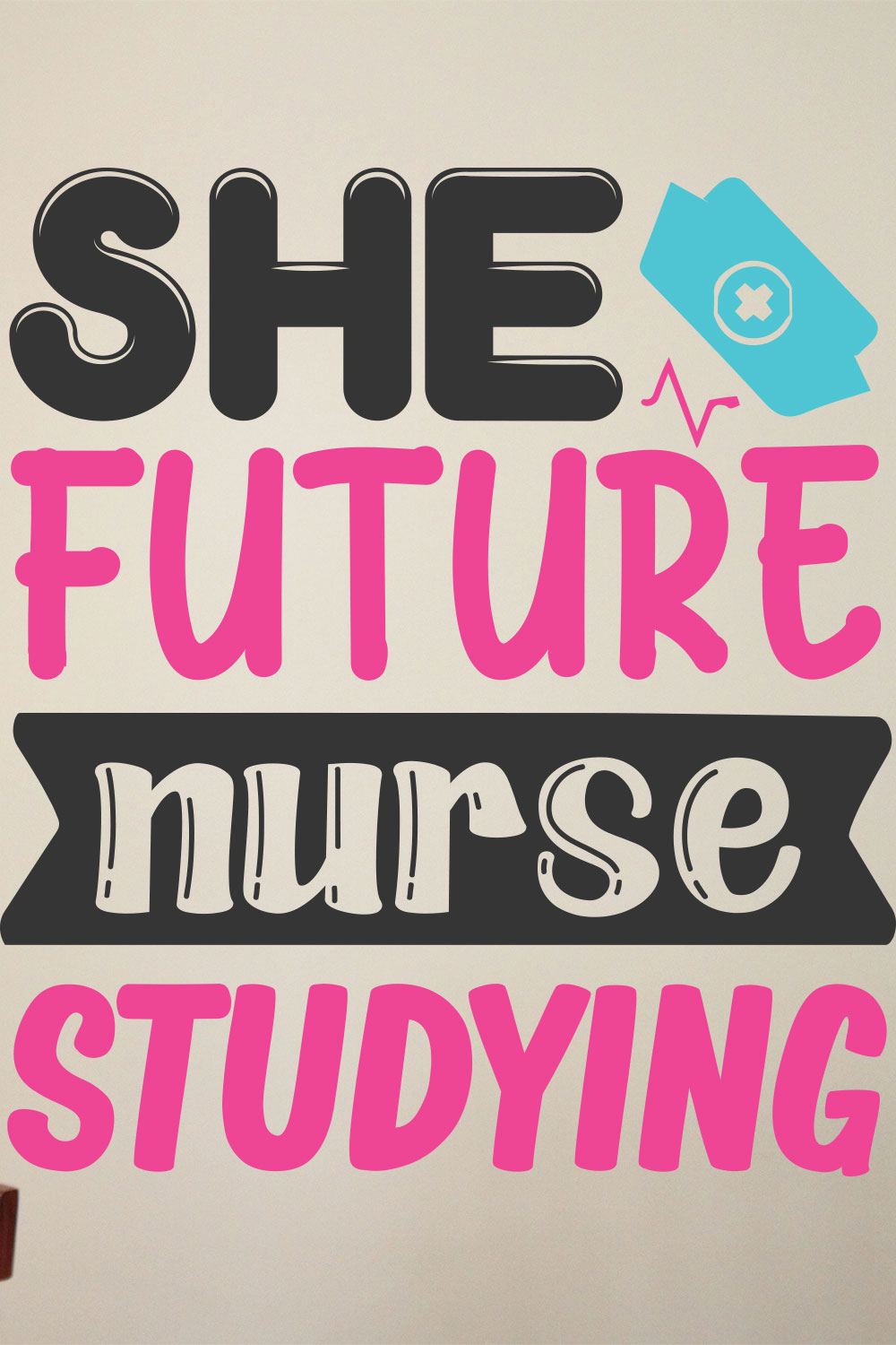 Nurse SVG Bundle pinterest preview image.