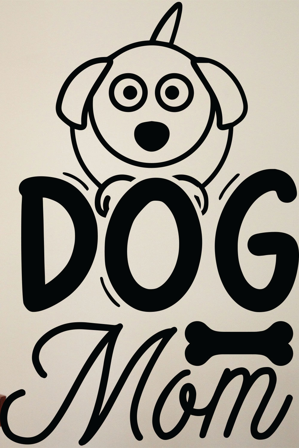 Dog Mom SVG Bundle pinterest preview image.