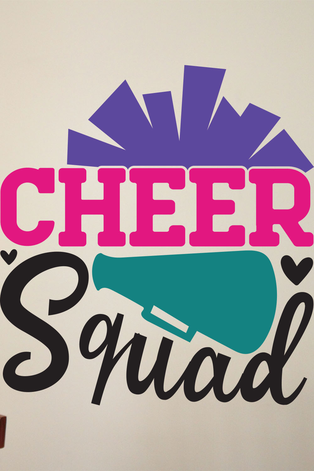 Cheer SVG Bundle pinterest preview image.