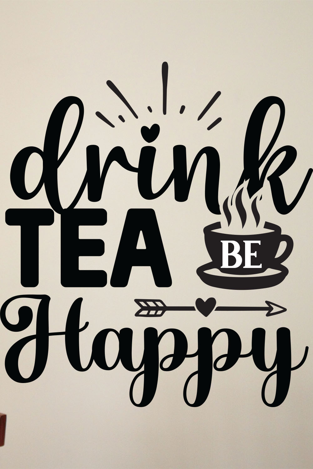 Tea SVG Design Bundle pinterest preview image.