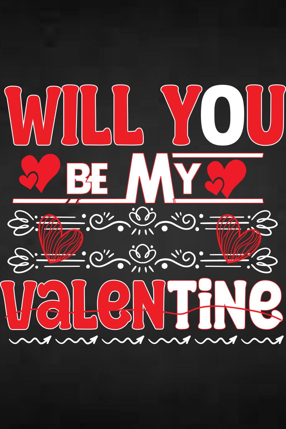 Valentine SVG Design Bundle pinterest preview image.