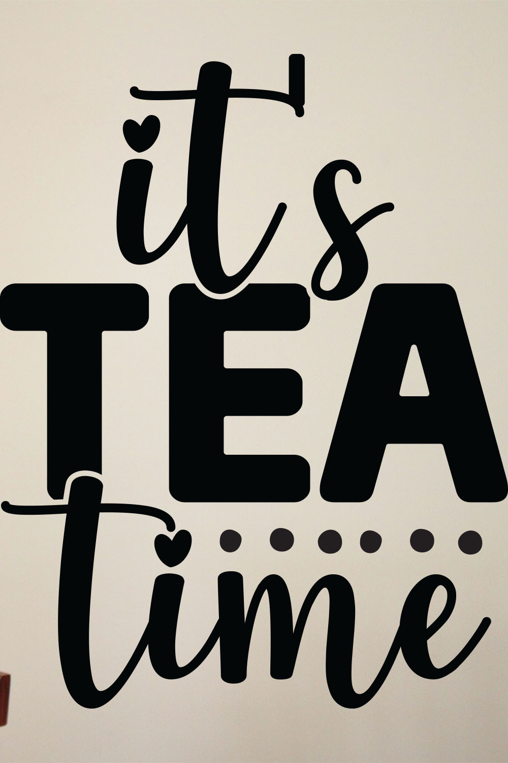 Tea SVG Design Bundle pinterest preview image.