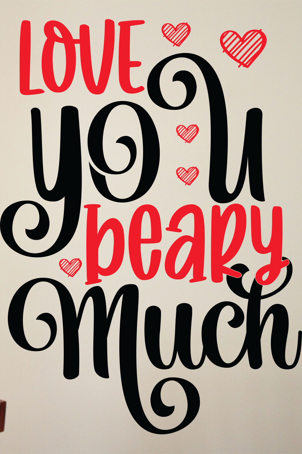 Valentine SVG Design Bundle pinterest preview image.