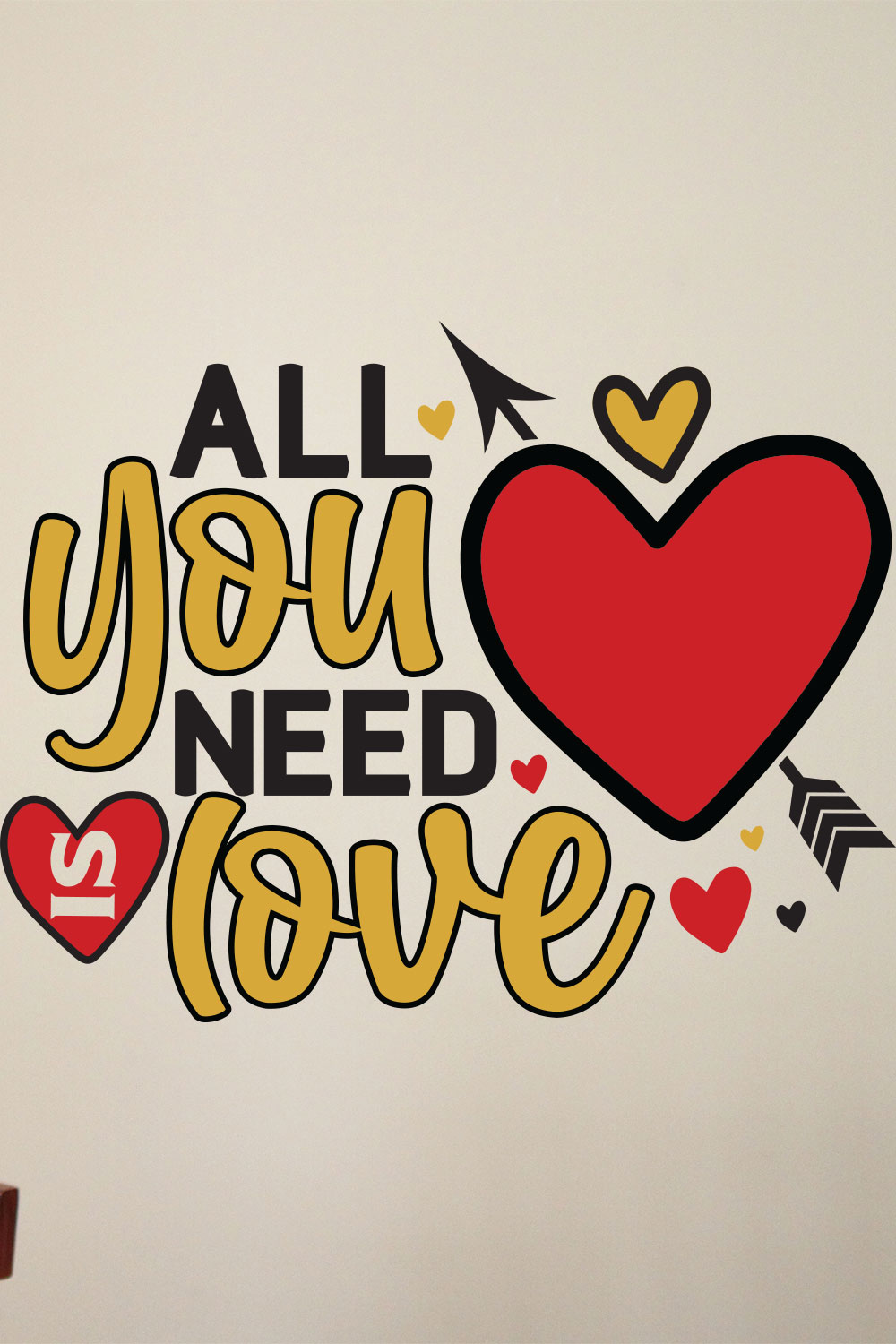 Valentine SVG Bundle pinterest preview image.