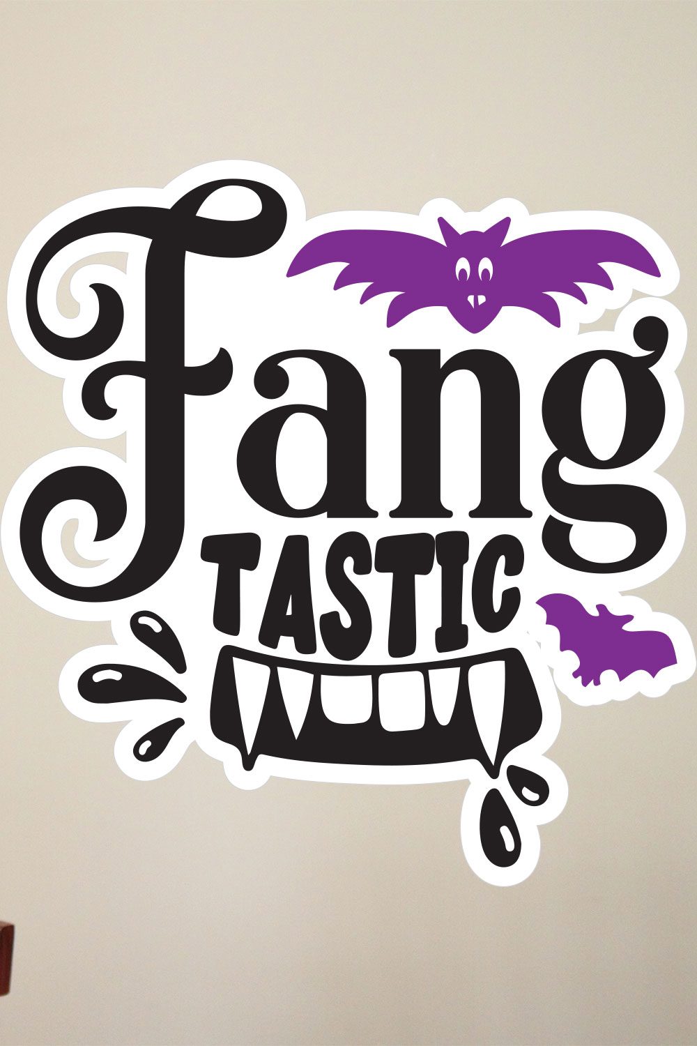 Halloween Sticker SVG Bundle pinterest preview image.