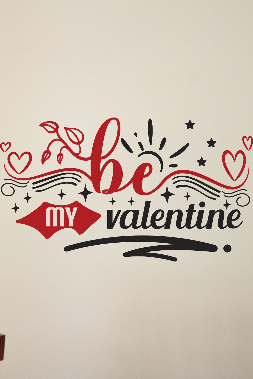 Valentine Day SVG Design Bundle pinterest preview image.