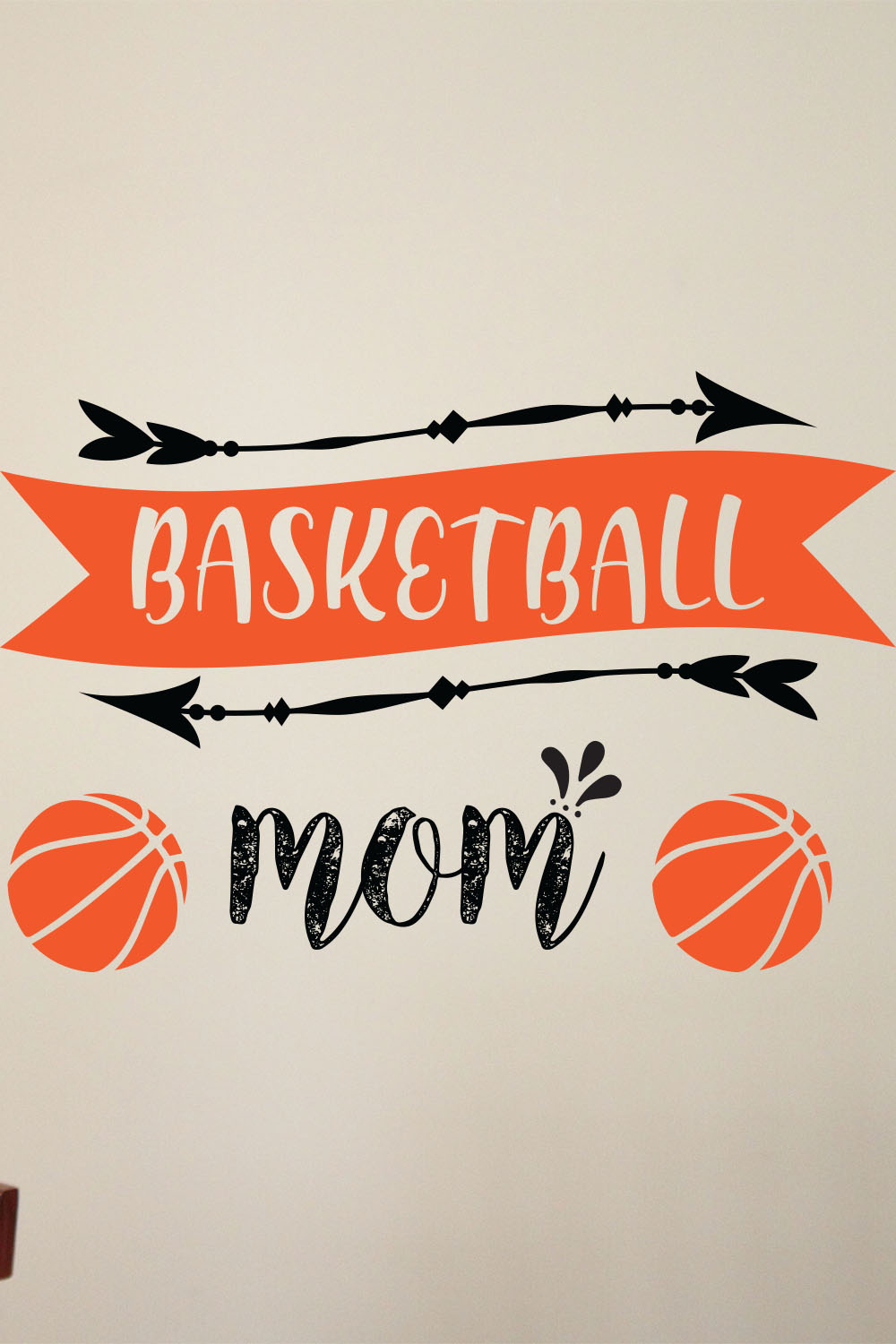 Basketball SVG Bundle pinterest preview image.