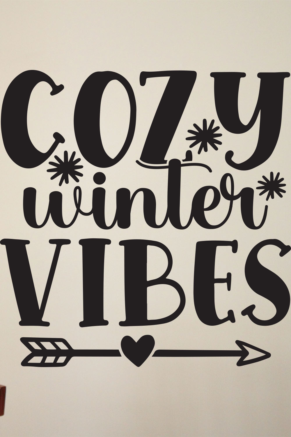 Winter SVG Design Bundle pinterest preview image.