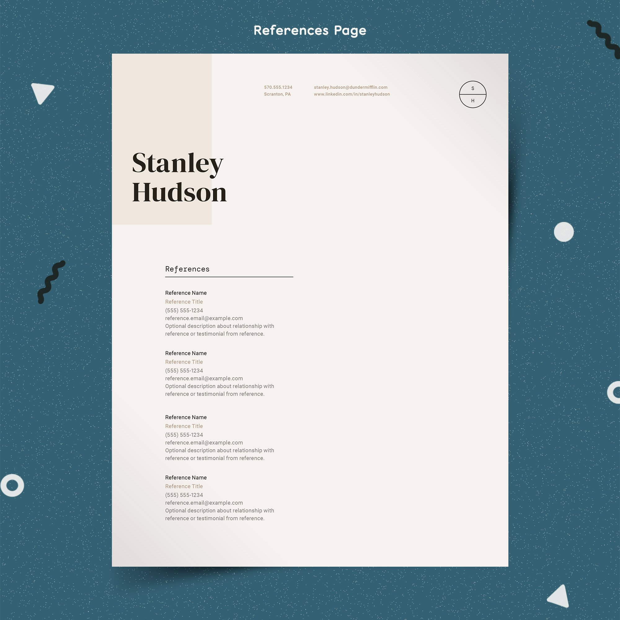 04 resume template references 492