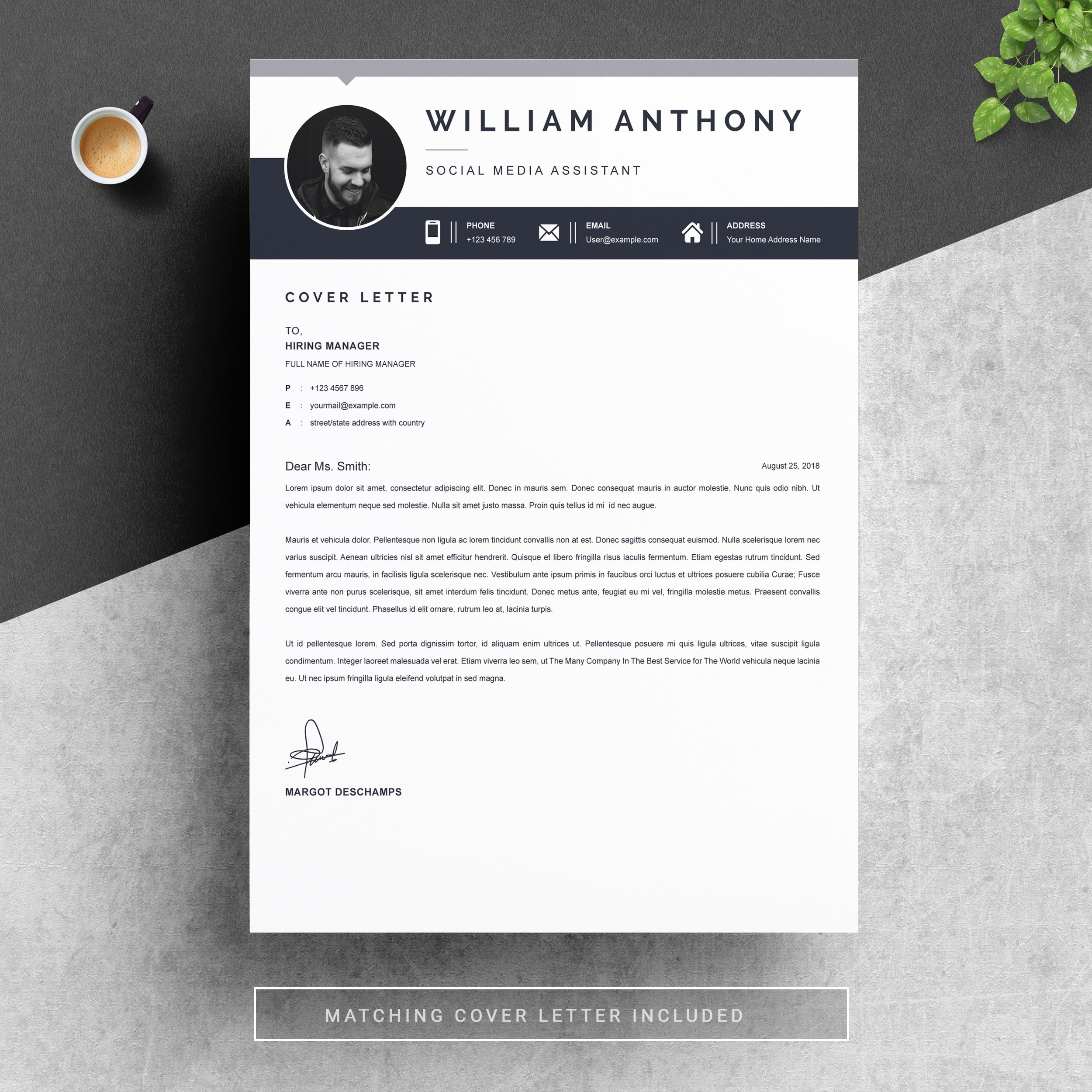 04 resume cover letter page free resume design template 943