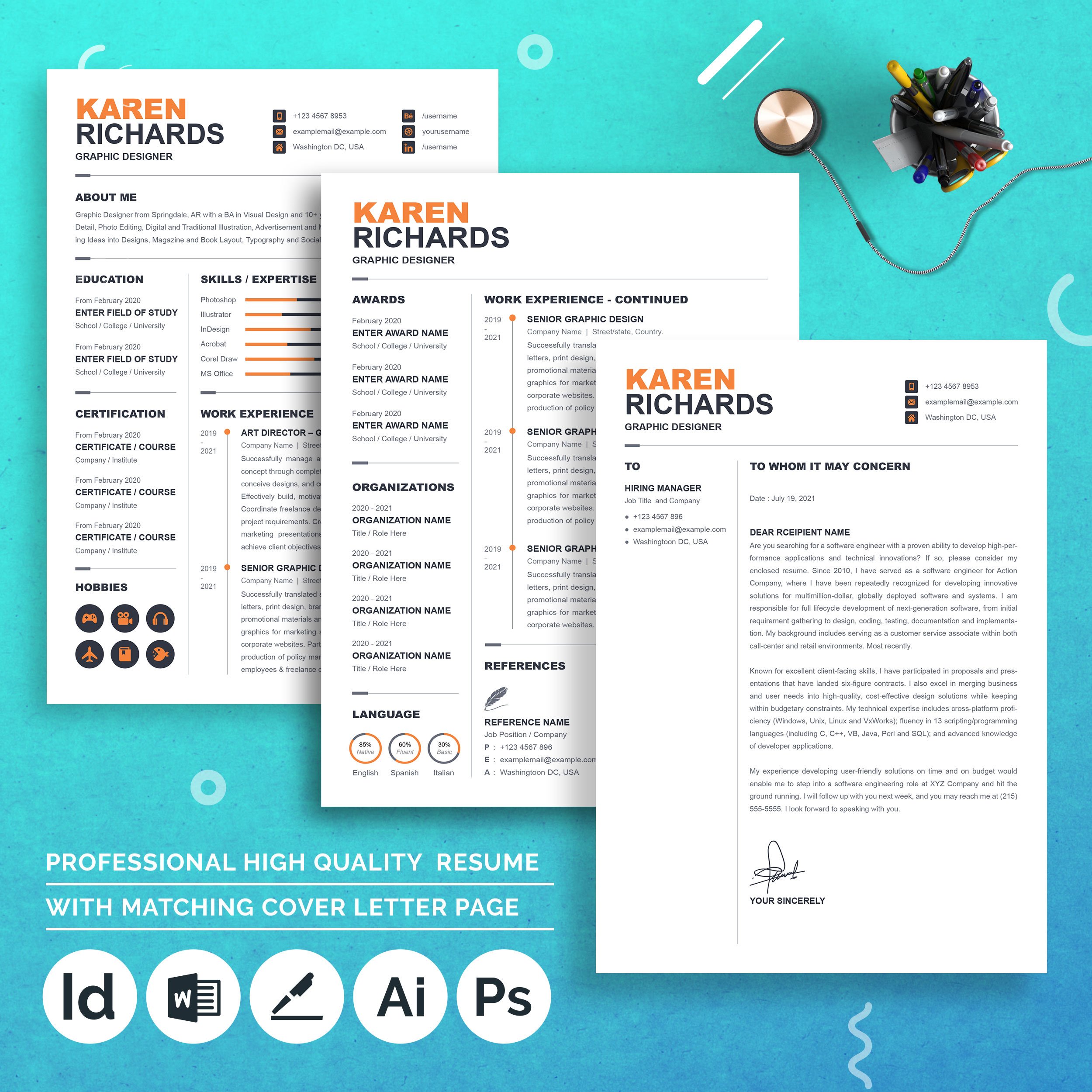 04 3 page resume cover letter page 496