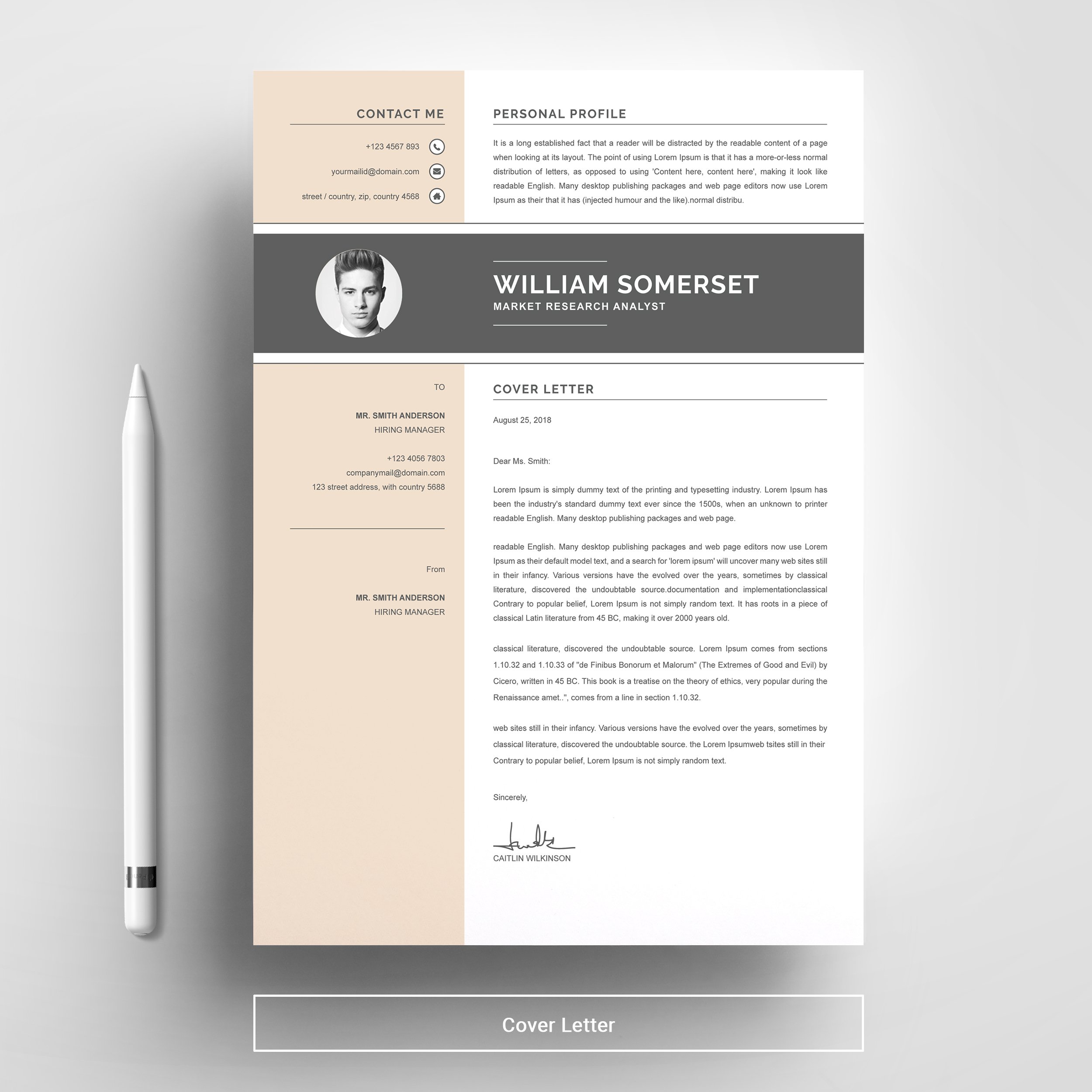 04 free resume page no 02 design template 754