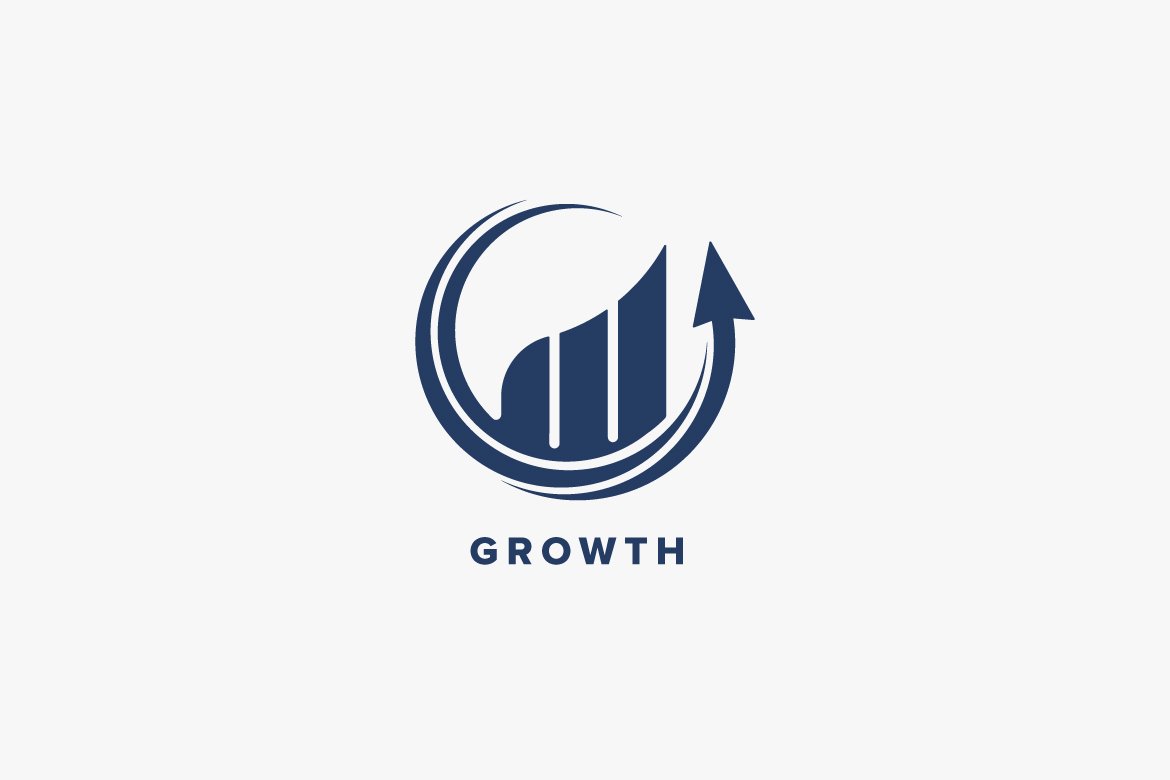 Growth Logo Template cover image.