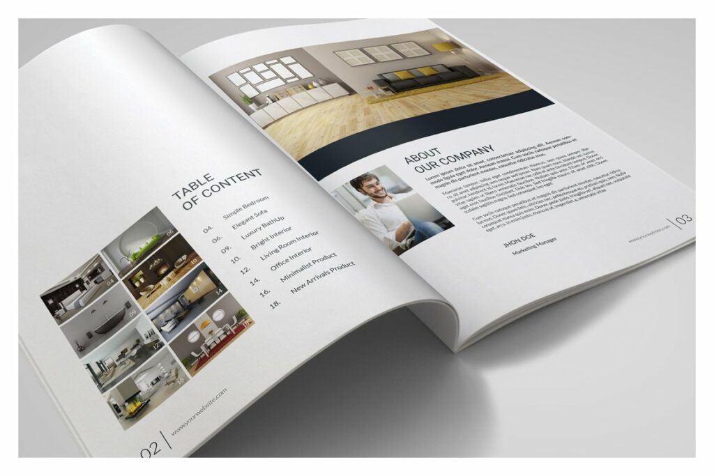 Interior Brochures / Catalogs – MasterBundles