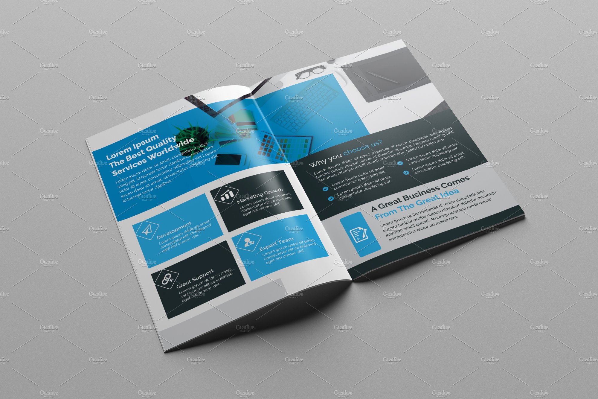 Simple Bi Fold Brochure cover image.
