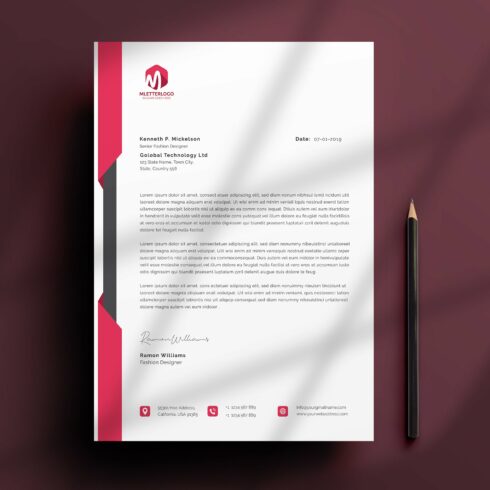 Business Letterhead Word cover image.