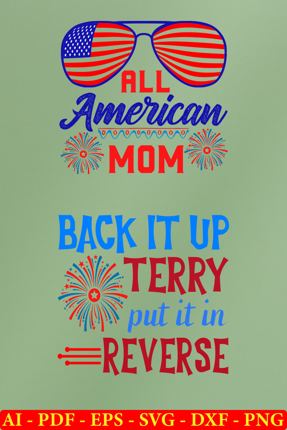 6 4th july T-shirt SVG Bundle Vol-12 pinterest preview image.