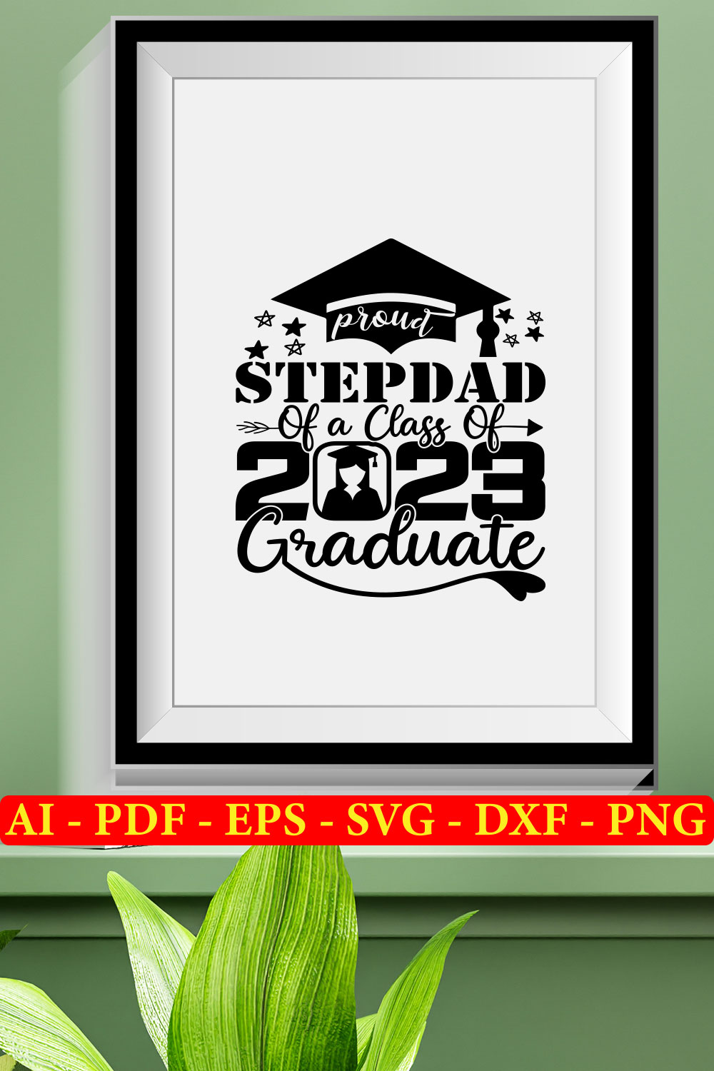 Graduation 2023 Svg Bundle pinterest preview image.