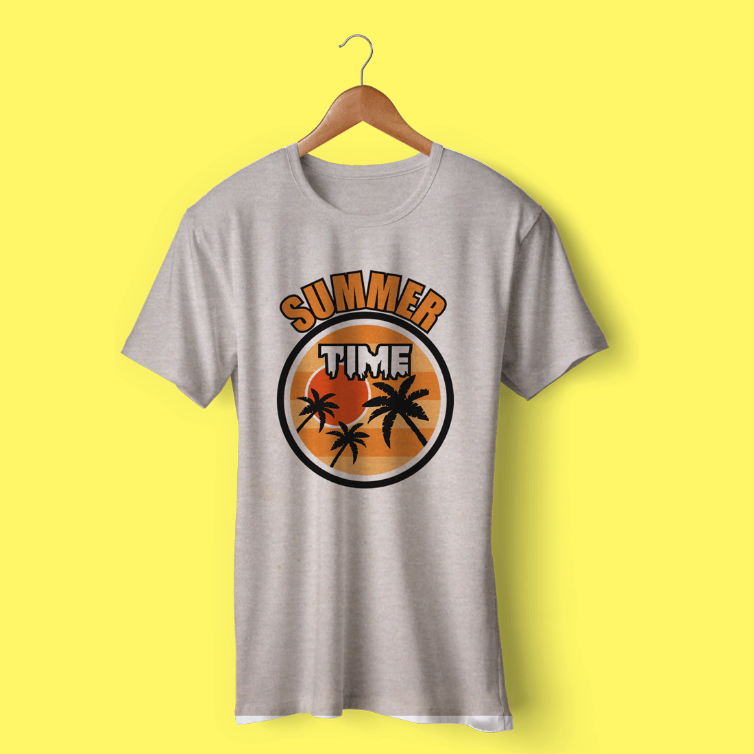T - shirt that says summer time on it.