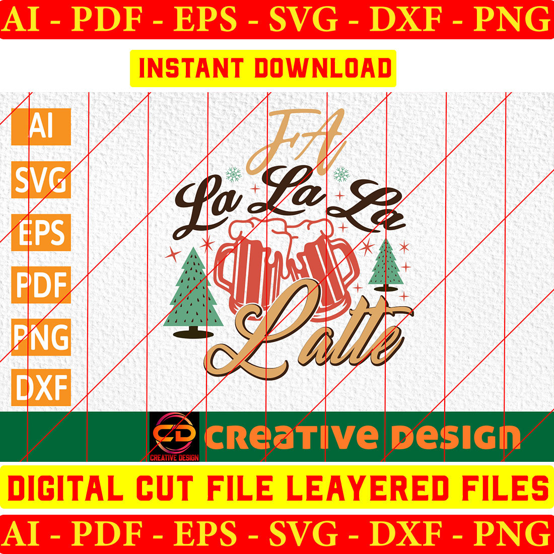 Digital cut file layered files for svg.