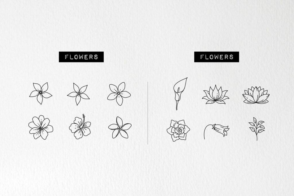 60 Plant & Floral Icons - Flower – MasterBundles