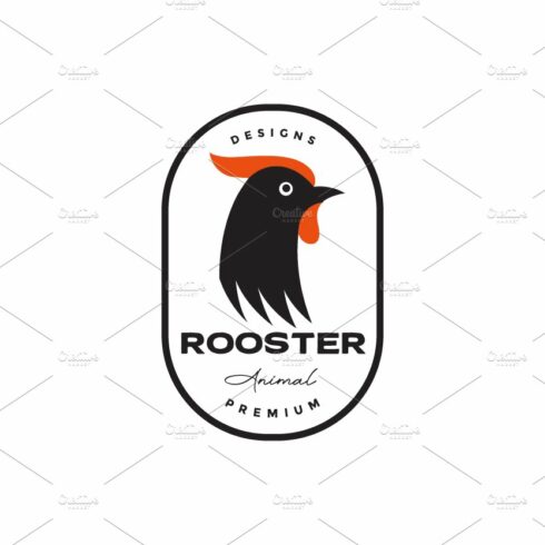 Australorp rooster chicken logo cover image.