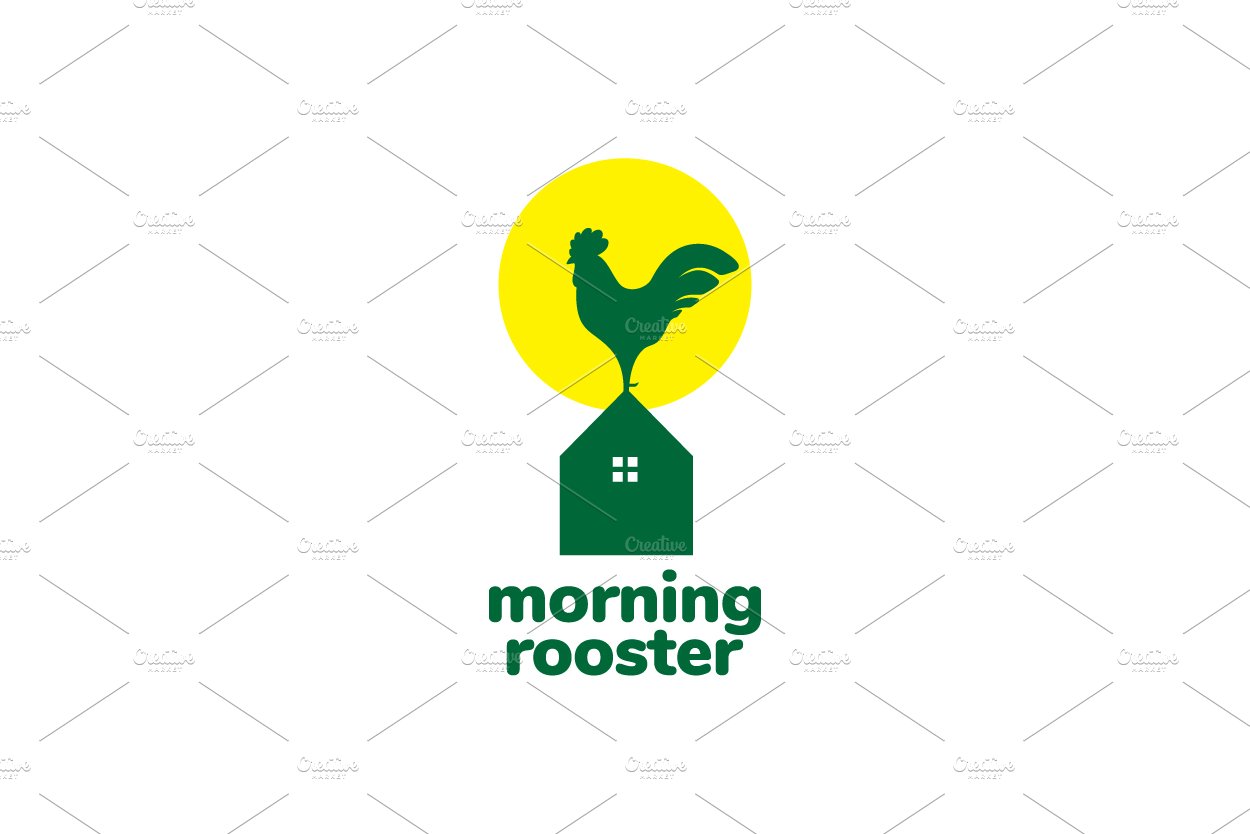 house logo and rooster crowing cover image.