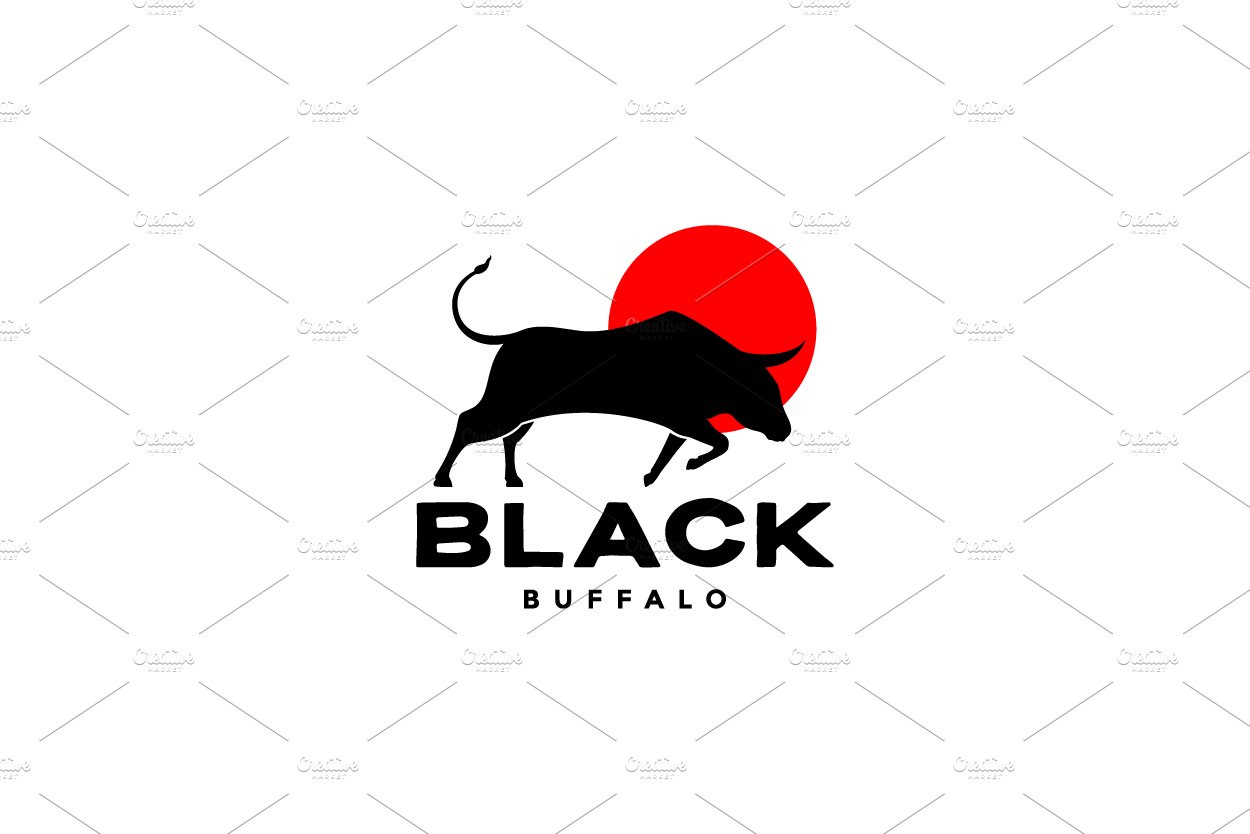 buffalo modern silhouette logo cover image.