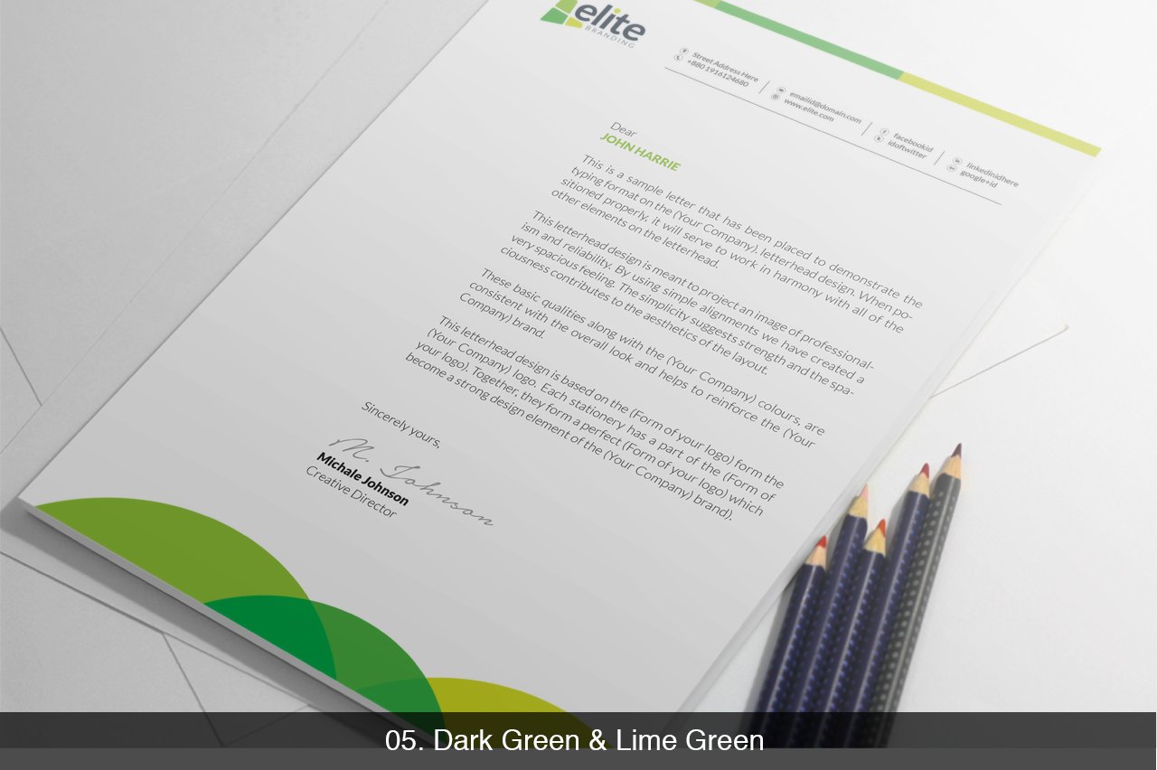 05 elite corporate clean letterhead template 852