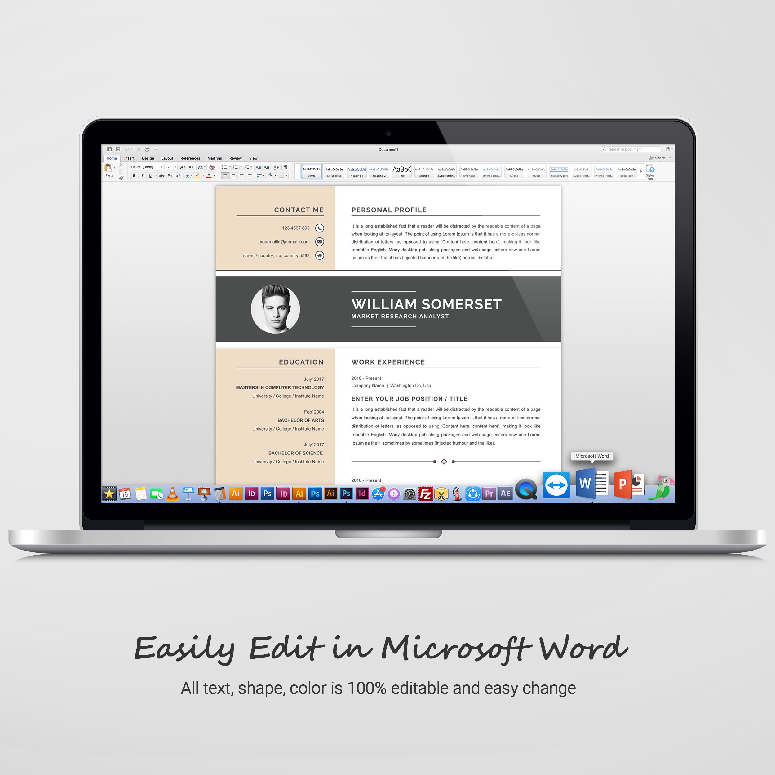 05 free resume template ms word file formats template 744