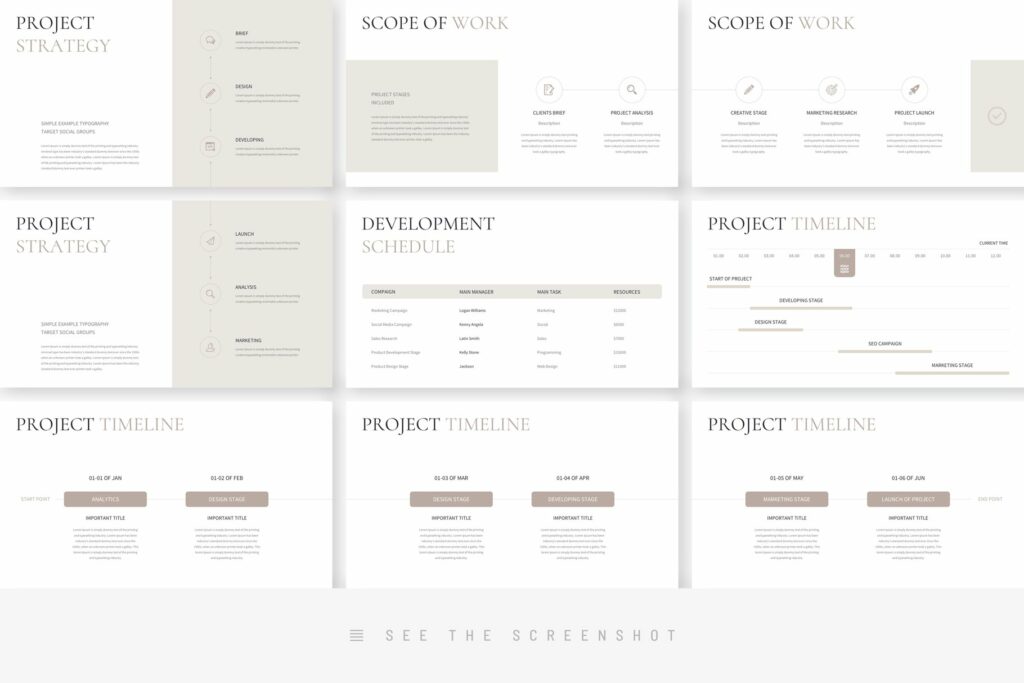 Project Proposal Keynote Template – MasterBundles